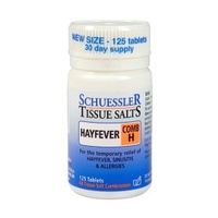Schuessler Tissue Salts Comb H Hayfever (125 Tablets)
