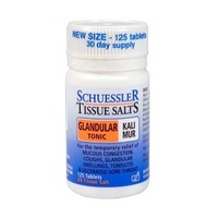 Schuessler Tissue Salts - Kali Mur: Glandular Tonic (125 Tablets)