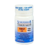 Schuessler Tissue Salts Ferr Phos: First Aid (125 Tablets)