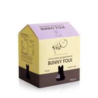 Gingerbread Folk Gluten Free Mini Folk Bunnies (Chocolate) Box 200g