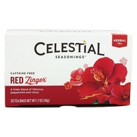 Celestial Seasonings Red Zinger Herbal Tea (20 Bags) 49g