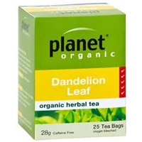 Planet Organic Dandelion Leaf Herbal Tea 25 Teabags