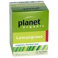 Planet Organic  Lemongrass Herbal Tea 25 Teabags