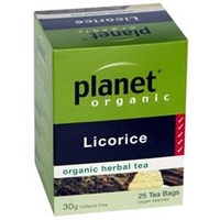 Planet Organic Licorice Herbal Tea 25 Teabags