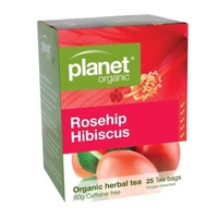 Planet Organics Rosehip Hibiscus Herbal Tea (25 Bags)