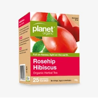 Planet Organic Rosehip Hibiscus 25 Teabags