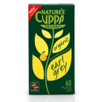 Natures Cuppa Organic Earl Grey Tea (60 Bags) 132g