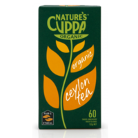 Natures Cuppa Organic Ceylon Tea 60 Teabags