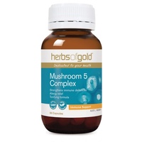 Herbs of Gold Mushroom 5 Complex - 60 caps