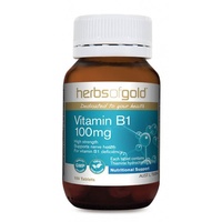 Herbs of Gold Vitamin B1 100mg - 100 Tabs