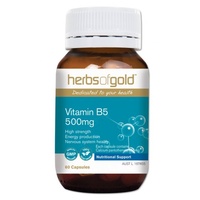 Herbs of Gold Vitamin B5 500mg - 60 caps