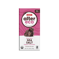 Alter Eco Deep Dark Sea Salt Organic Chocolate 80g