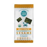 Honest Sea Roasted Seaweed Snack (Sesame) Multipack 6x5g