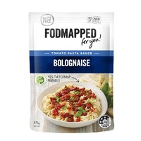 Fodmapped Gluten Free Tomato Pasta Sauce Bolognaise 375g