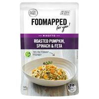 Fodmapped Roasted Pumpkin Spinach & Feta Risotto 500g