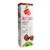 Fruit Wise Apple & Cherry Fruit Straps (5 Pack) 70g