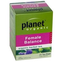 Planet Organic Female Balance Herbal Tea (25 Teabags)
