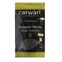 Carwari Sesame Seeds Unhulled Black 200g
