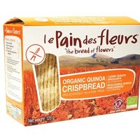 Le Pain Des Fleurs Organic Gluten Free Quinoa Crispbread (Orange) 125g 