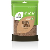 Lotus Organic Brown Linseed (Flaxseed) 500g 