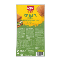 Schar Gluten Free Ciabatta Rustica Rolls (4 Pack) 200g
