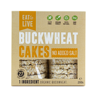 Eat To Live Buckwheat Cakes (No Added Salt) 220g