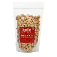 2die4 Activated Organic Cashews 120g