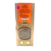 Gourmet Bush Foods Chicken Korma & Vegetarian Potato Curry Spice Mix 60g (ORANGE)