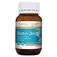 Herbs of Gold Biotin 3mg (60 Capsules)