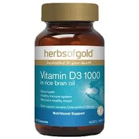 Herbs of Gold Vitamin Vegan D3 1000 (120 Capsules)