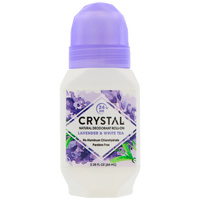 Crystal Essence Roll On Deodorant Lavender & White Tea 66ml