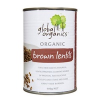 Global Organics Brown Lentils 400g