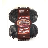 Vitality Choc Mud Muffins (4 Pack) 480g