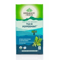 Organic India Tulsi Peppermint Tea (25 Bags) 40g