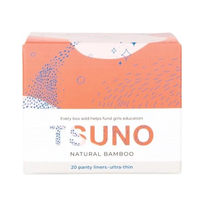 Tsuno Natural Bamboo Ultra Thin Panty Liners (20 Pack)