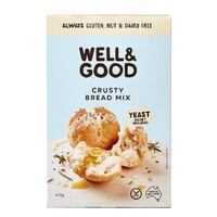 Well & Good Gluten Free Crusty Bread Mix 410g