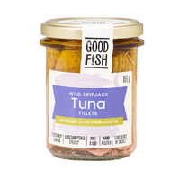 Good Fish Tuna Fillets in Organic Extra Virgin Olive Oil (Jar) 195g 