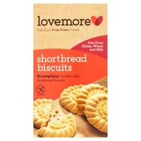 Lovemore Gluten Free Shortbread Biscuits 200g