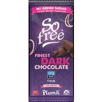 Plamil So Free Finest Dark Chocolate (72% Cocoa) 80g