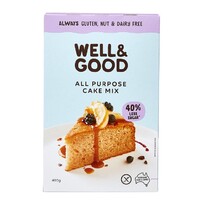 Well & Good Gluten Free All-Purpose Cake Mix 400g