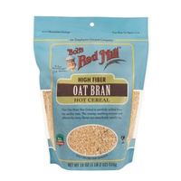 Bobs Red Mill Organic High Fibre Oat Bran Cereal 510g