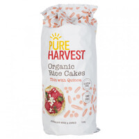 Pure Harvest Quinoa & Rice Cakes 150g