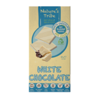Natures Tribe No Added Sugar White Chocolate Bar (25%) 88g 