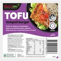 Nutrisoy Tofu with Tempeh Burger 200g