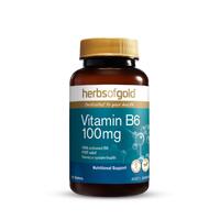 Herbs Of Gold Vitamin B6 100mg 60t
