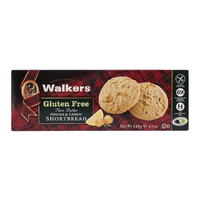 Walkers Gluten Free GINGER & LEMON Shortbread 140g