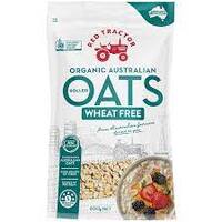 Red Tractor Organic Creamy Style Rolled Oats Wheat Free (Teal) 600g 