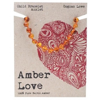 Amber Love Necklace Forest Love Child 33cm