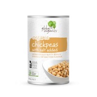 Global Organics Chickpeas Organic 400g