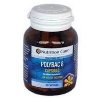 Nutrition Care Polybac 8 Capsules 30c